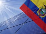 Solar Energy - Ecuador Flag