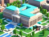 Aerial View of Boston Massachusetts Institute of Technology