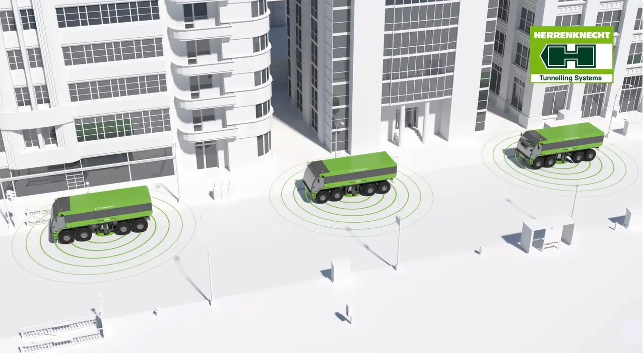 Geothermal Energy - Urban Vibro Truck Simulation Video - Image Source - Herrenknecht AG YouTube