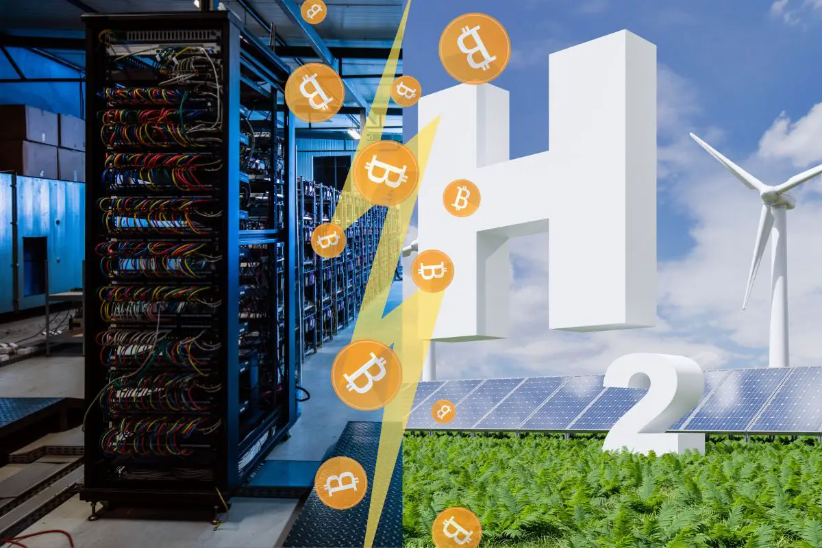 Green hydrogen Power and Cryptocurrency mining