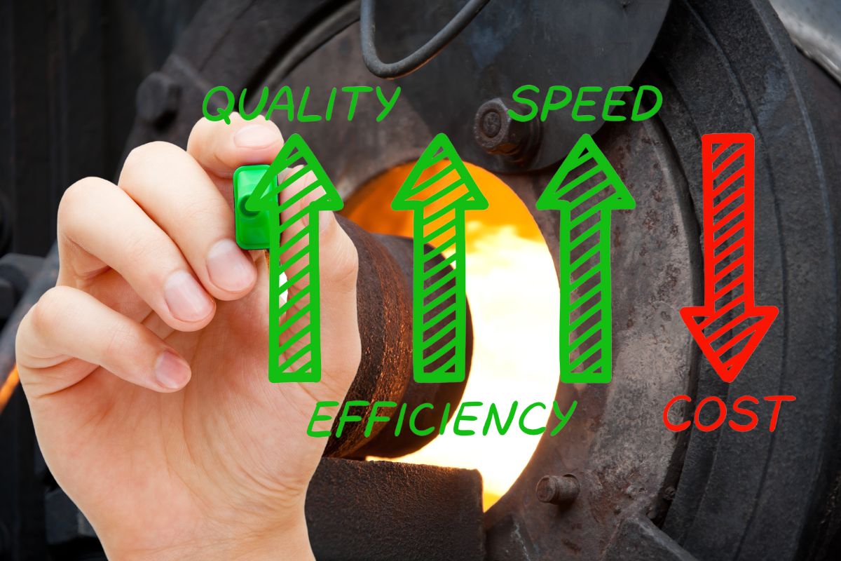 Green hydrogen - industrial burner, efficiency, quality, cost