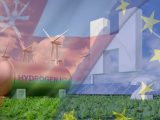 Hydrogen Supply Chains - Oman Flag and EU Flag