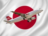 Hydrogen airliner - Japan Flag