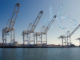 Hydrogen Fuel Cell - Image of Cargo Cranes at Port of Los Angeles