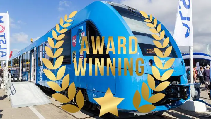 Coradia iLint hydrogen train wins Hydrogen Mobility Award