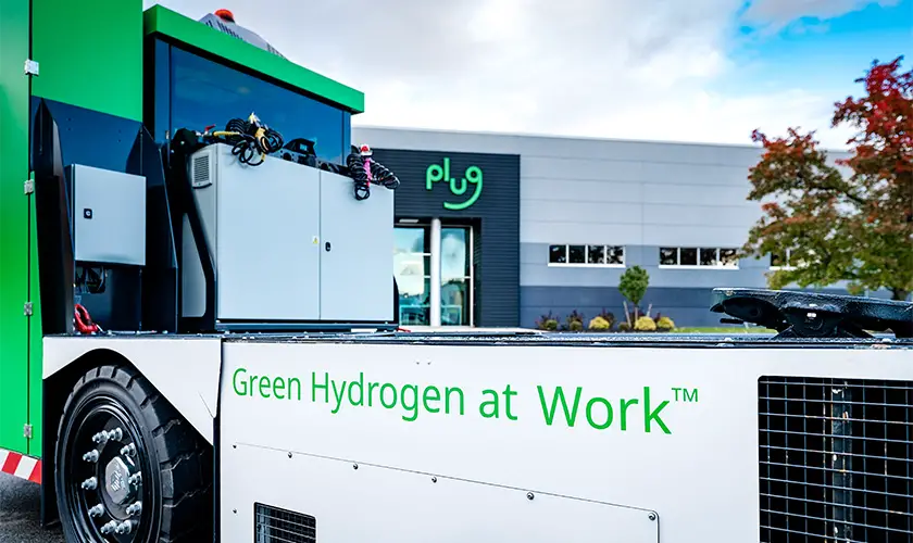 Plug Power Building & Trucks - Image Source: Plug Power