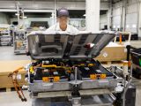A Honda associate at the Performance Manufacturing Center in Marysville, Ohio sub assembles the IPU case for the all-new 2025 CR-V eFCEV - PMC FCEV3 - Image Source - Honda