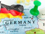 Germany hydrogen fuel strategy - Map and flag