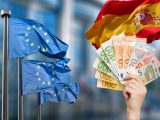 Green Hydrogen - Spain Flag - EU and Euros