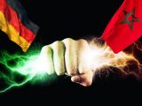 Hydrogen Fuel - Energy - German Flag - Morocco Flag