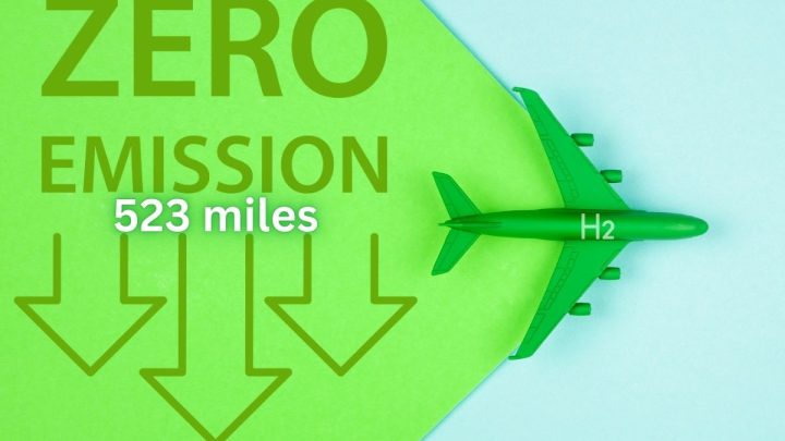 A hydrogen fuel powered flying taxi just flew 523 CO2 emission-free miles