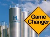 Hydrogen Production - Game Changer - Sign