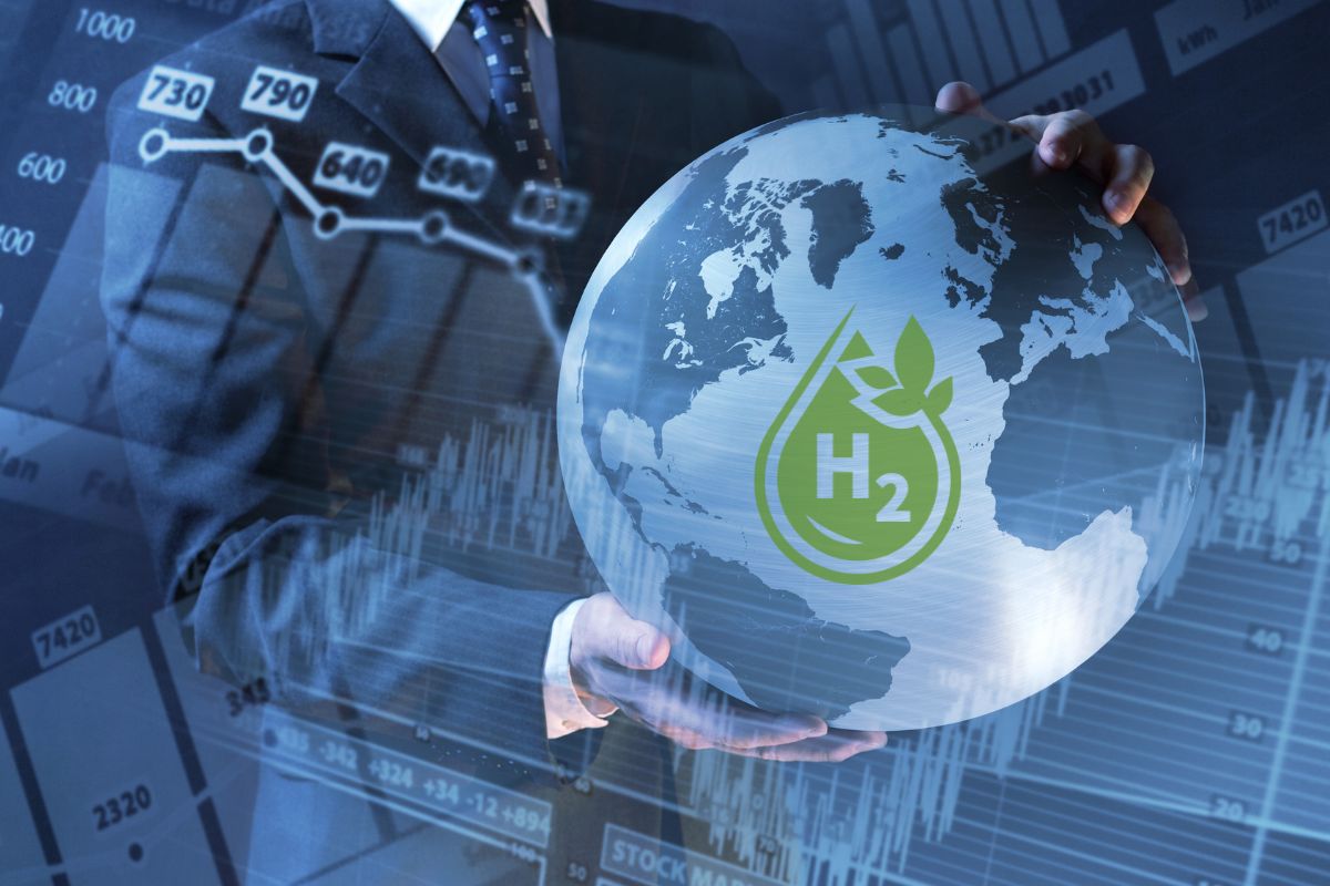 Hydrogen economy - Globe - H2
