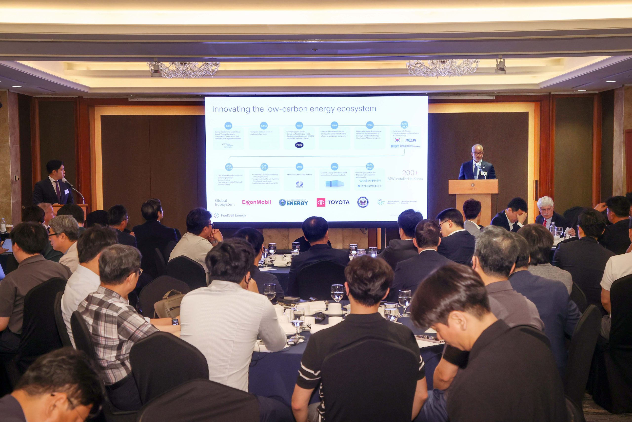 Fuelcell energy hydrogen event