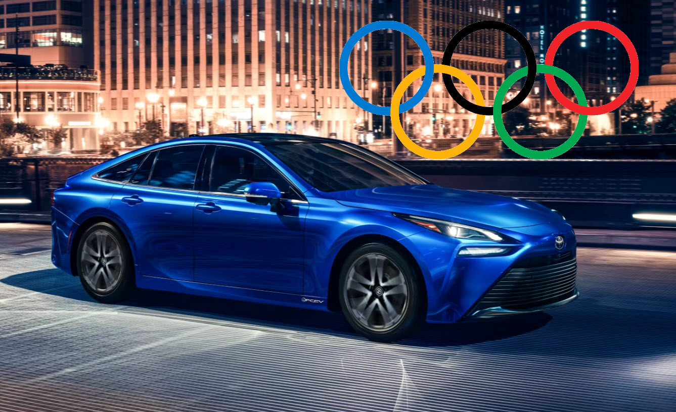 hydrogen car - toyota mirai olympics