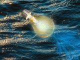 Green Hydrogen - Light Bulb - Energy from Ocean