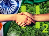 Green Hydrogen - India Flag - Handshake - Partnership