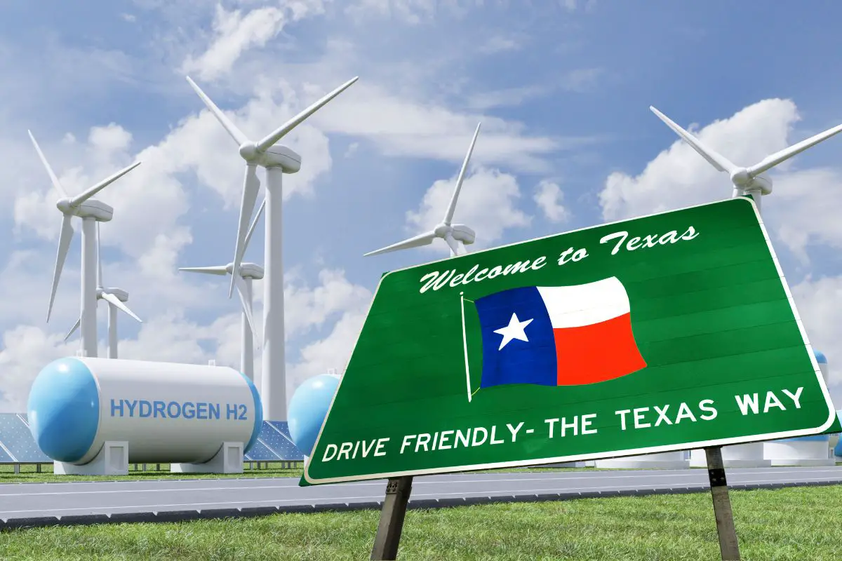 Hydrogen Fuel Production - Texas Sign
