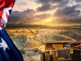 Liquid Hydrogen - Mining - Australia Flag