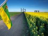 Natural Hydrogen - Saskatchewan and Saskatchewan Flag