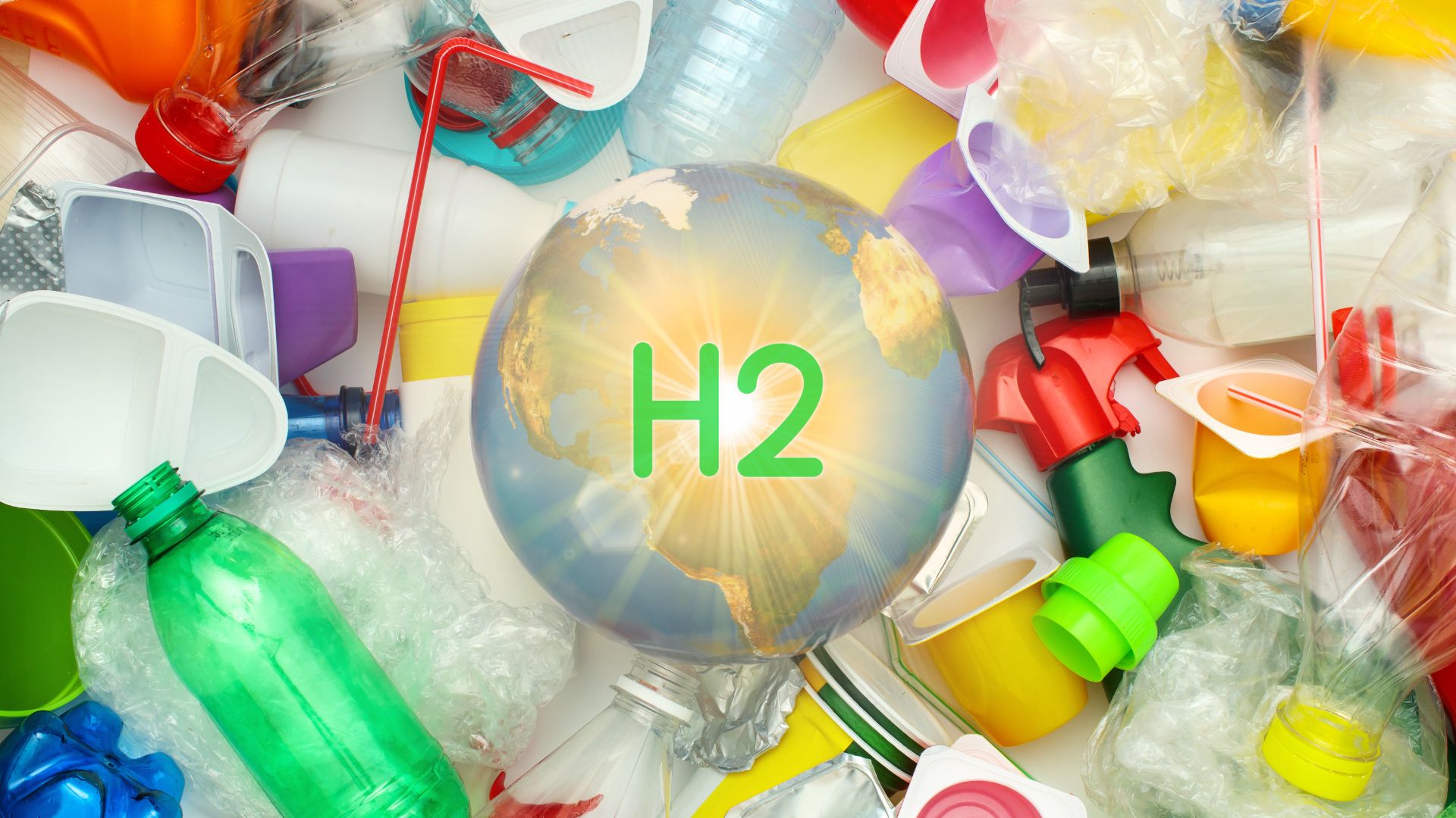 Transforming Plastic trash into hydrogen power