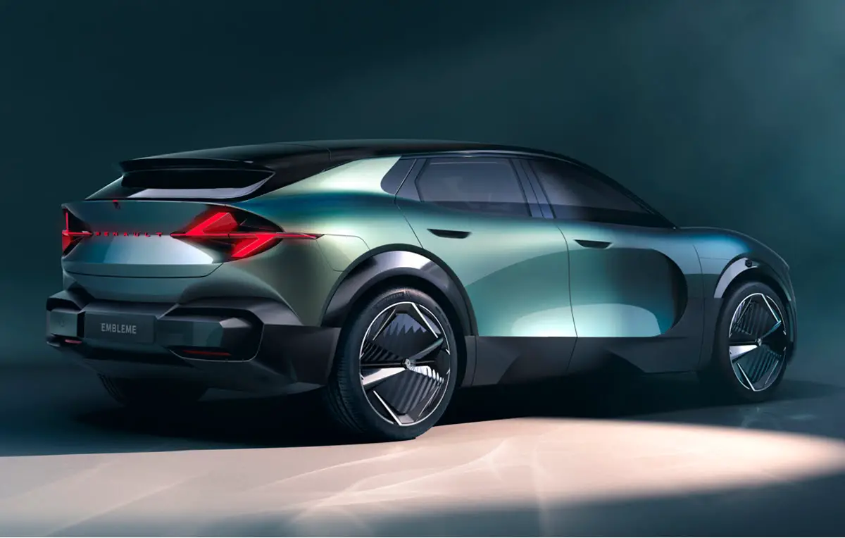 Renault Emblème hydrogen hybrid side view