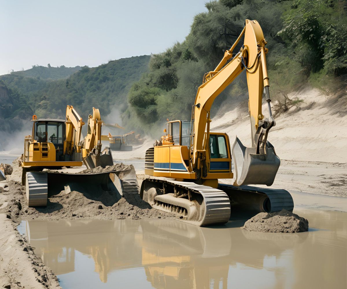 dredging equipment for machine dredging