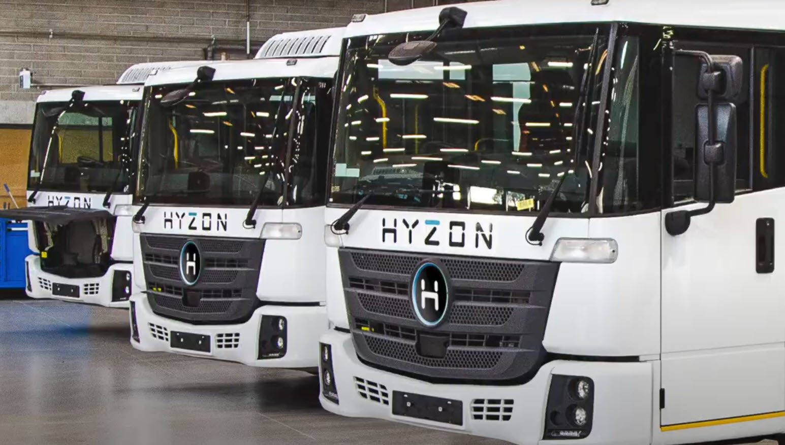 Hyzon Motos trucks and financial news