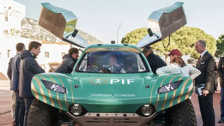 Prince Albert II Powers Through Monaco in a Hydrogen Race Car
