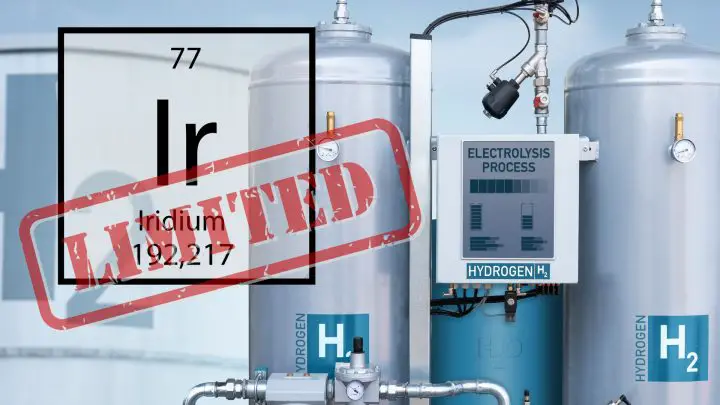 Will the PEM electrolyzer commercial expansion be limited by the Iridium’s supply?