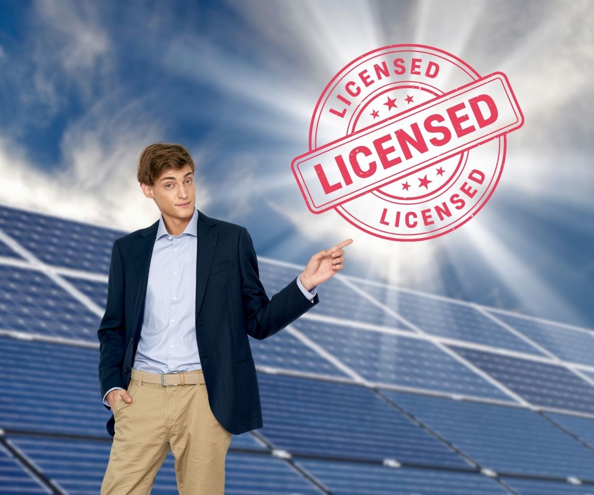 solar business license and certifications