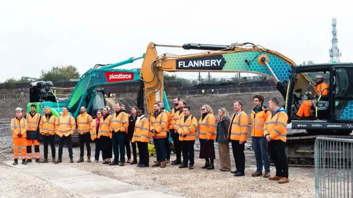 Partners and guests got the chance to see Element 1’s hybrid excavators from GeoPura