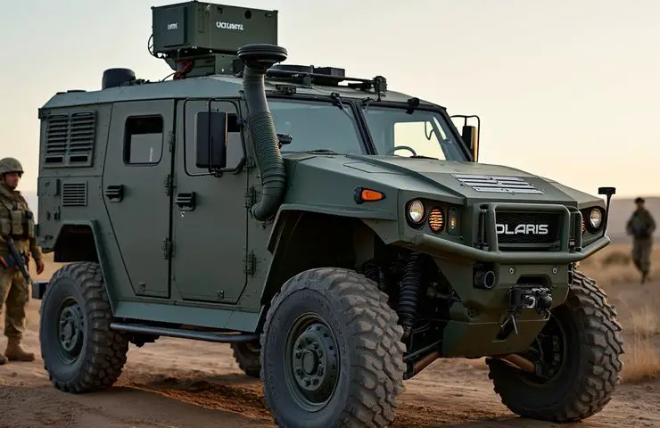 Hydrogen Fuel Cell Tech Lands in NATO’s MRZR: Polaris-SFC Energy Go Tactical