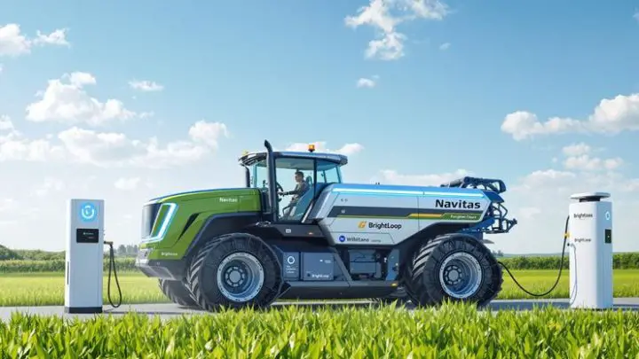 Hydrogen Fuel-Cell Charging for Heavy Transport Gets a Boost from Navitas and BrightLoop