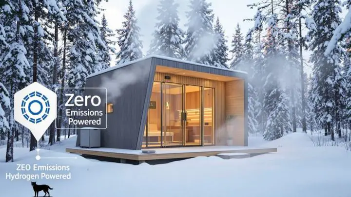 Hydrogen Combustion Technology Powers World’s First Zero-Emission Sauna in Finland