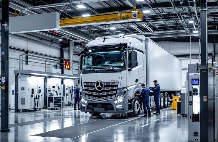 Daimler Truck Supercharges Hydrogen Fuel Cell Support with Würzburg EV Hub Expansion