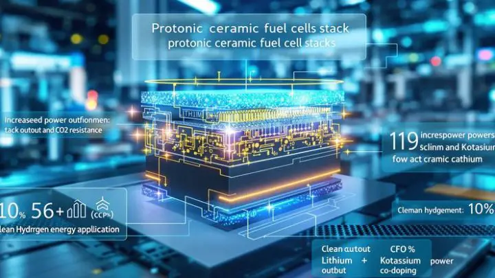 Breakthrough in Protonic Ceramic Fuel Cells Enhances Hydrogen Fuel Cell Technology Efficiency