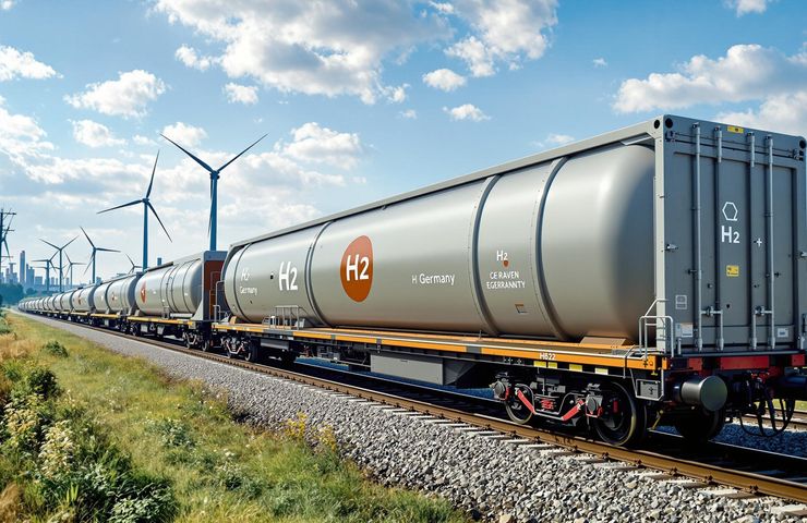 Hydrogen Infrastructure Gets a Boost: DB Cargo Unveils MEGC Rail Container for Gaseous H2 Transport
