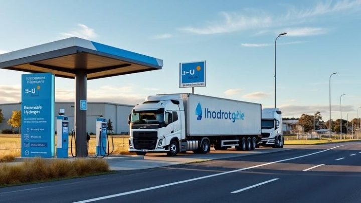 Australia Launches First Hydrogen Refueling Station for Trucks in Geelong, Powered by Green Hydrogen