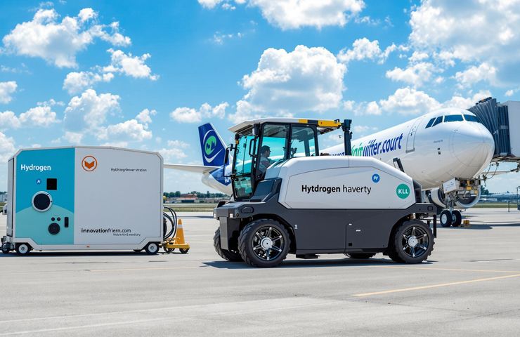 Hamburg Airport Launches Hydrogen-Powered Baggage Tractor Trial to Decarbonize Ground Operations Hamburg Airport Launches Hydrogen-Powered Baggage Tractor Trial to Decarbonize Ground Operations