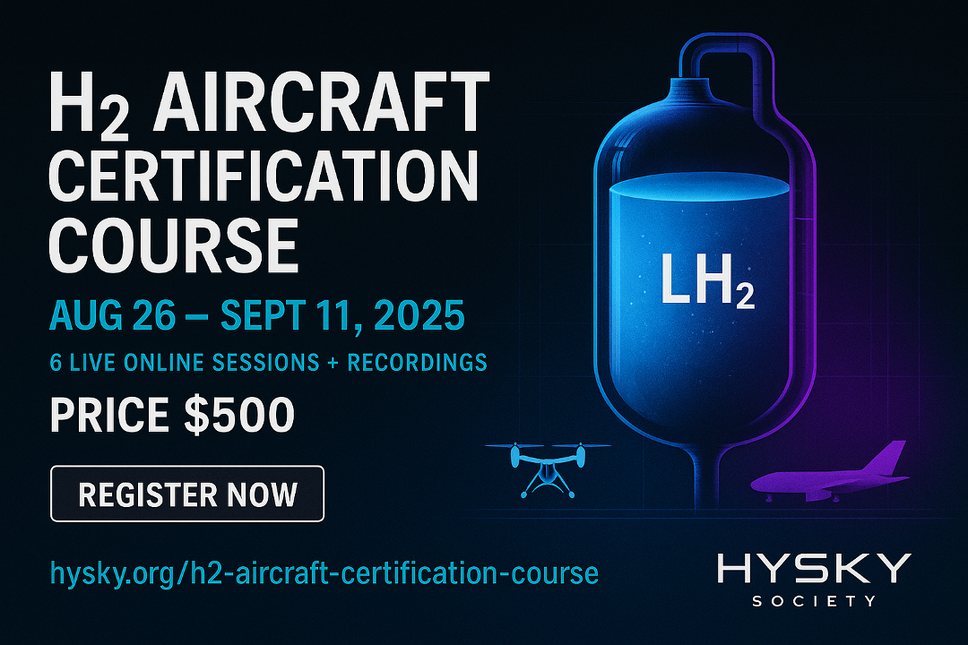 World’s First H2 Aircraft Certification Online Short Course Launches