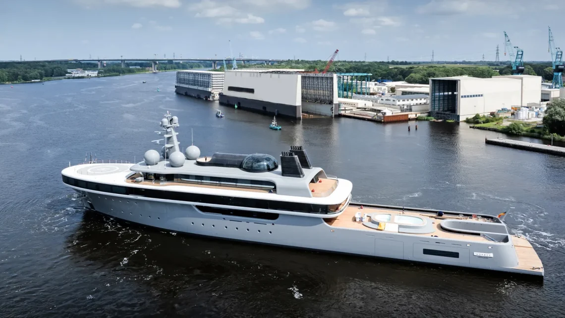 Lürssen’s 114.2m Project Cosmos Introduces Hydrogen Fuel Cells to Superyacht Design Lürssen’s 114.2m Project Cosmos Introduces Hydrogen Fuel Cells to Superyacht Design