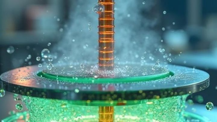 Green Hydrogen Production Accelerated by Dual-Rotor Spinning Disc Reactor