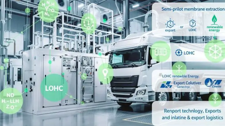 Revolutionising Hydrogen Storage: Membrane System Enables Green H2 Export via Standard Fuel Tankers