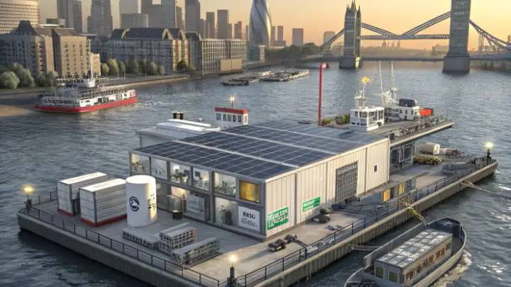 UK Unveils Floating Power Hubs to Decarbonise Ports