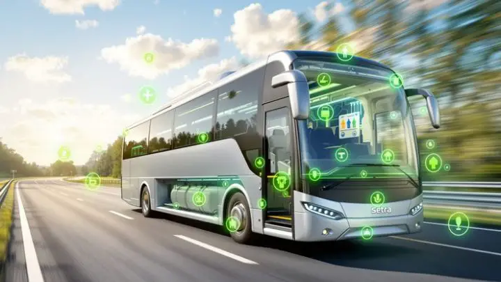 Hydrogen fuel cells power Daimler Buses’ H₂ Coach road trials in Germany