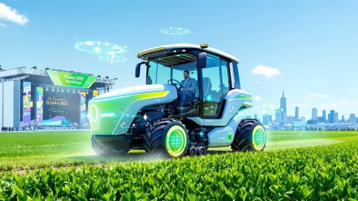 Hydrogen Fuel Cells Enter the Field: Kubota’s Unmanned Tractor Debuts in Osaka