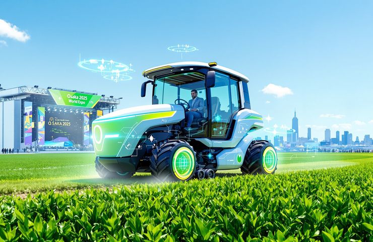 Hydrogen Fuel Cells Enter the Field: Kubota’s Unmanned Tractor Debuts in Osaka
