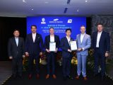 Samsung Heavy Industries received an AiP from Bureau Veritas for its ammonia-based hydrogen fuel cell crude carrier design, marking a pivotal step in maritime decarbonization and paving the way for clean ammonia integration in large-scale shipping.