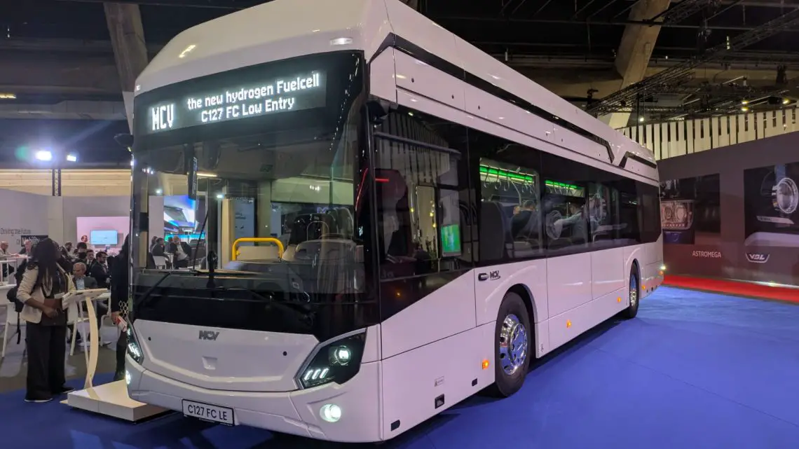 Hydrogen-Powered Bus: MCV Unveils C127 FC LE at Busworld Europe 2025 Hydrogen-Powered Bus: MCV Unveils C127 FC LE at Busworld Europe 2025